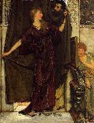 Sir Lawrence Alma-Tadema,OM.RA,RWS Not at Home Sir Lawrence Alma-Tadema - 1879 Walters Art Museum France oil painting artist